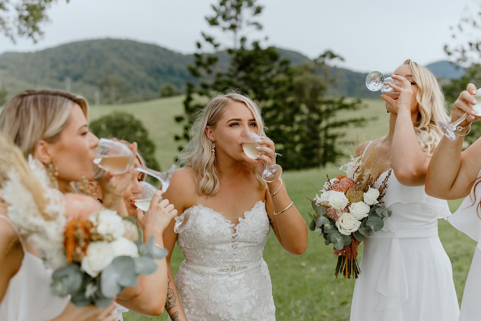 Cowbell Creek Pronovias Real Bride Rustic Country Wedding