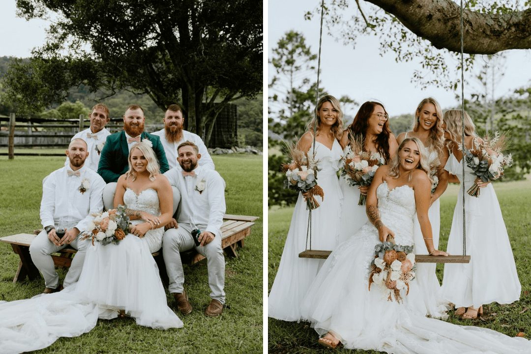 Cowbell Creek Pronovias Real Bride Rustic Country Wedding