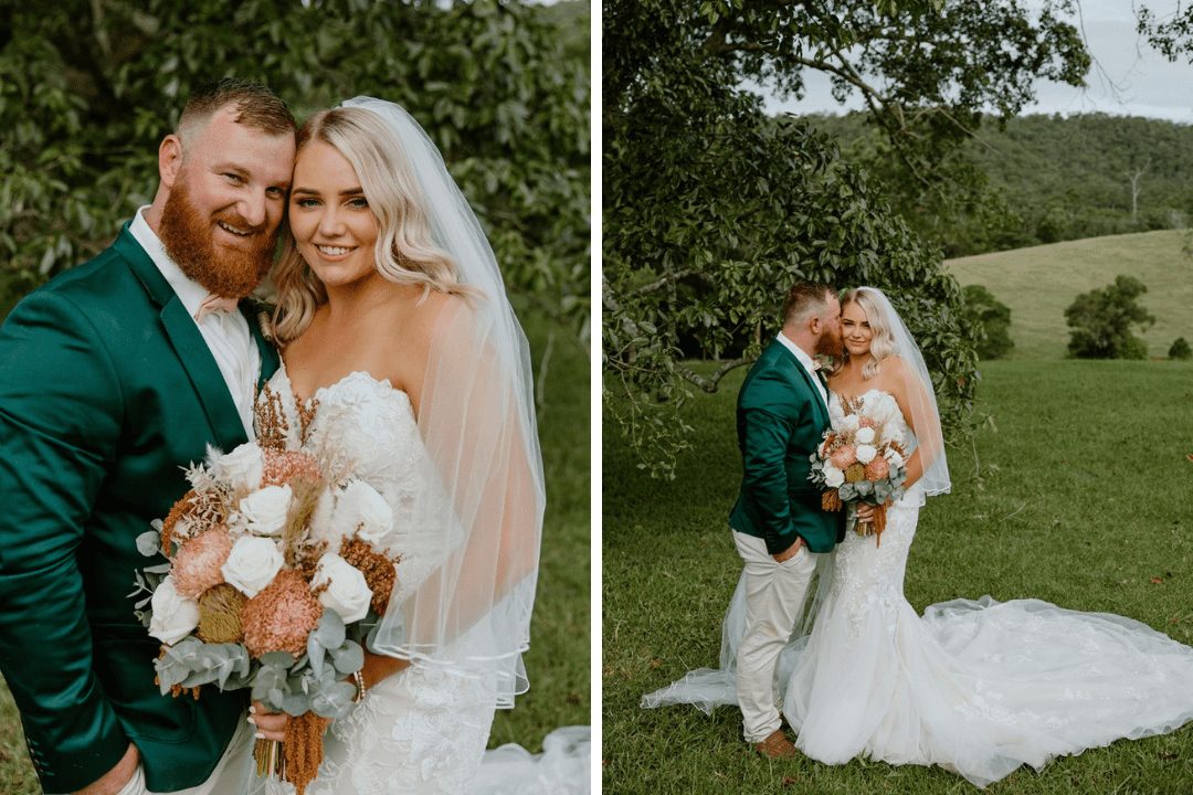 Cowbell Creek Pronovias Real Bride Rustic Country Wedding