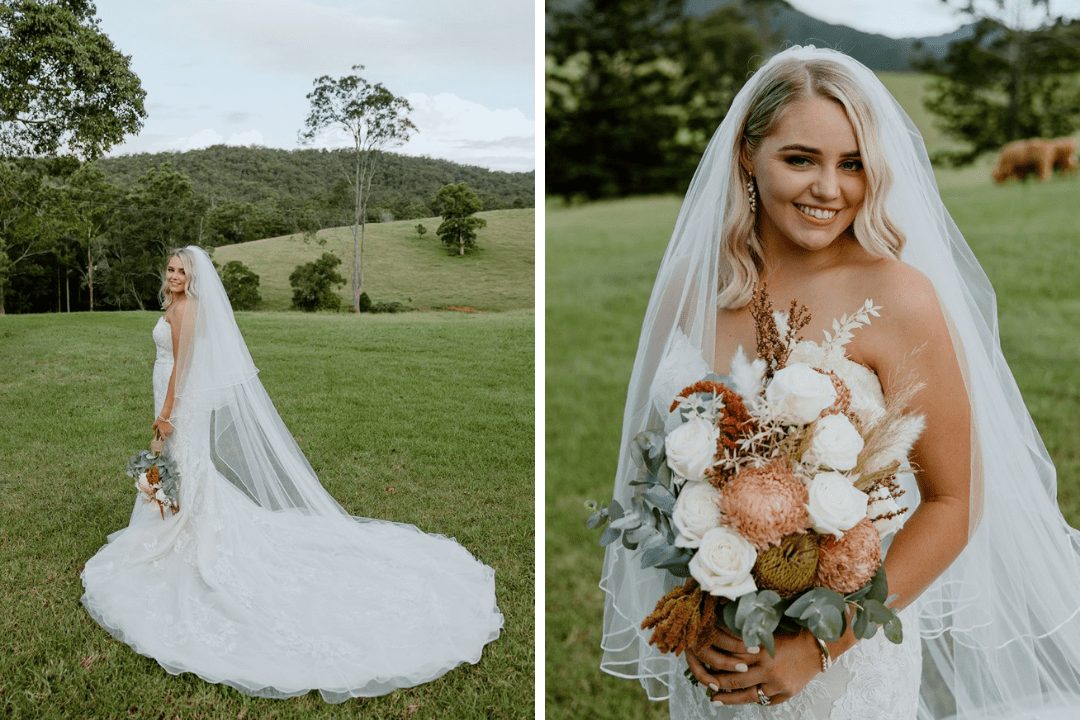 Cowbell Creek Pronovias Real Bride Rustic Country Wedding