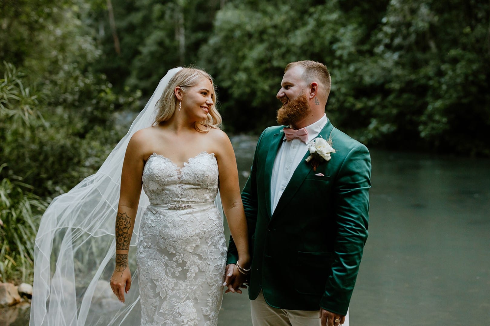 Cowbell Creek Pronovias Real Bride Rustic Country Wedding