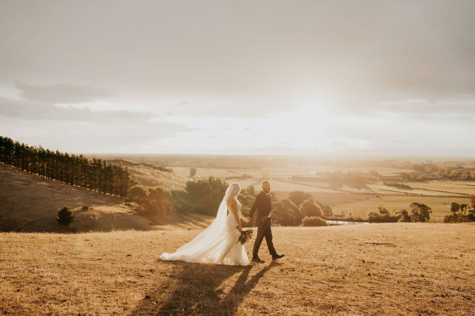 New Zealand Country Wedding Enzoani Real Bride