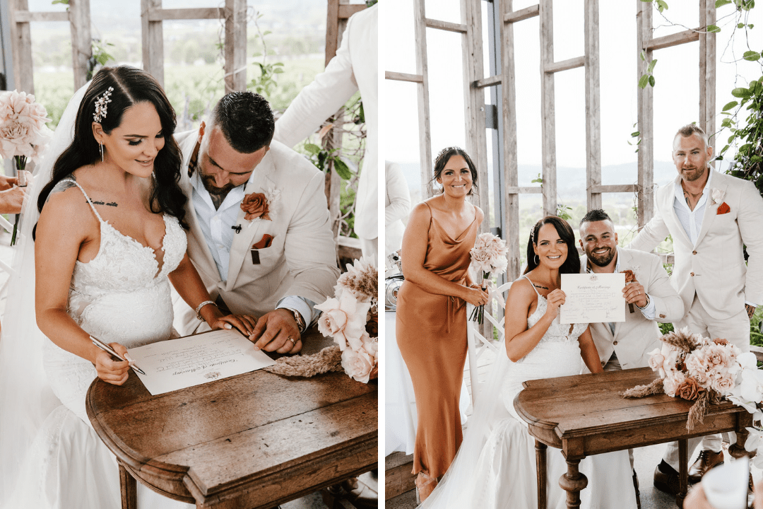 martina liana real wedding brisbane