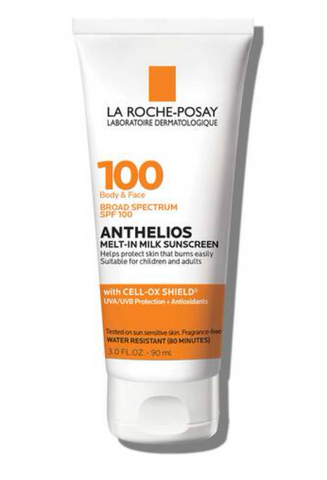 Anthelios Melt-In Milk Sunscreen for Face and Body SPF 100