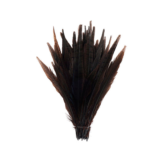 Dyed Dark Aqua Ringneck Pheasant Tails  Buy 20-24 Inches 5 Pieces Feather  Pack – Zucker Feather Products, Inc.