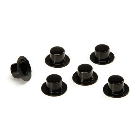 mini black top hats, miniature top hats, pilgrim top hats, tiny top hats, snowman top hats