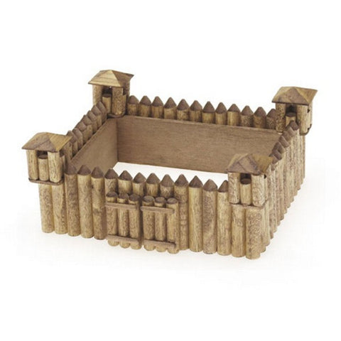 fort craft kit, fort kit, wooden fort, old west fort, wooden fort craft kit, craft kit for boy