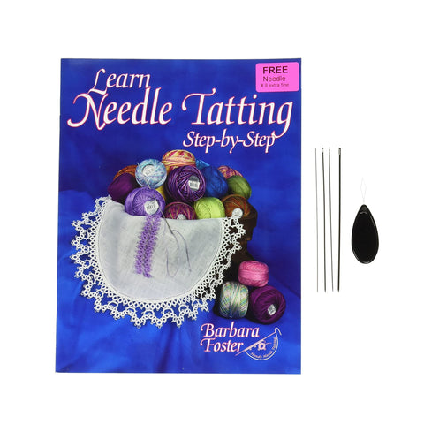 learn needle tatting step-by-step kit, needle tatting, learn tatting, diy tatting