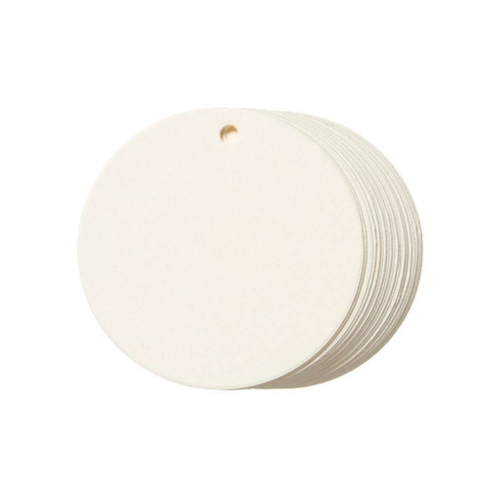Core'dinations Tags - Circle - Ivory - Small - 2 inches - 20 pieces (dargx180022)