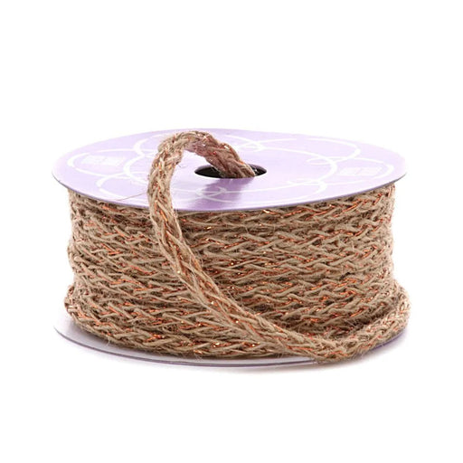 Jute Burlap String Cord Ribbon - Red