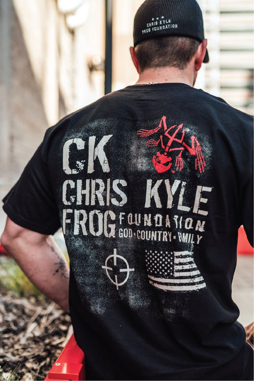 Clothes Shoes Accessories Licensed Chris Kyle Frog Foundation Gritty Logo Men S Charcoal T Shirt S 3xl New 901church - kyle shirt roblox