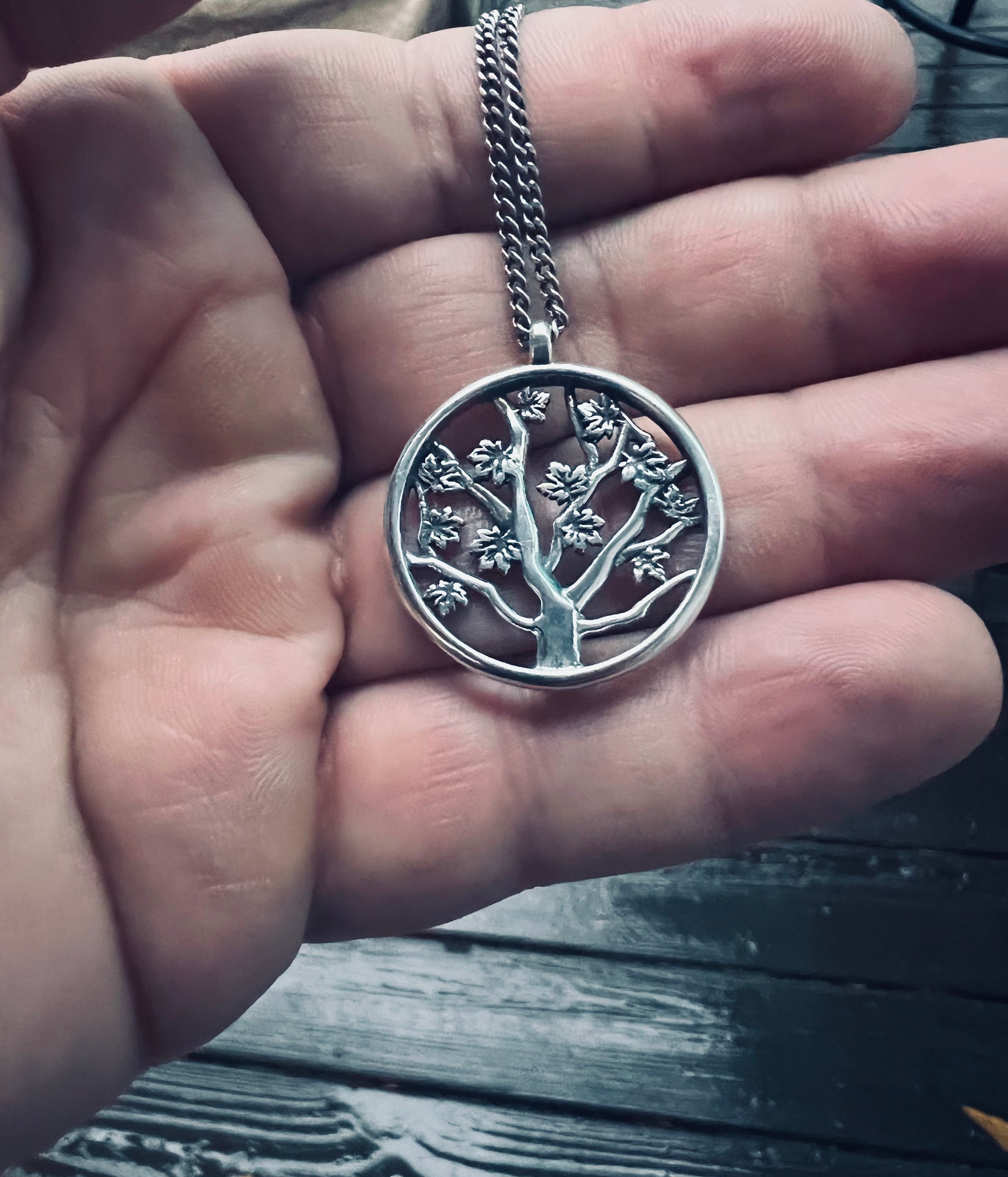 silver tree of life necklace