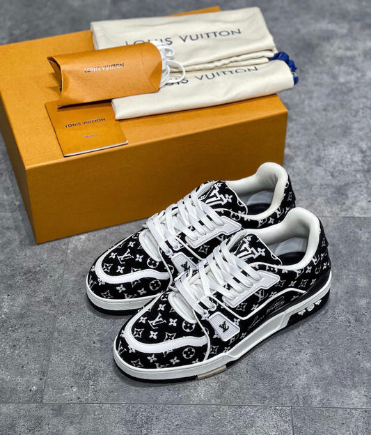 Sneakers Lv Trainers black And white facture – Ringo shopping
