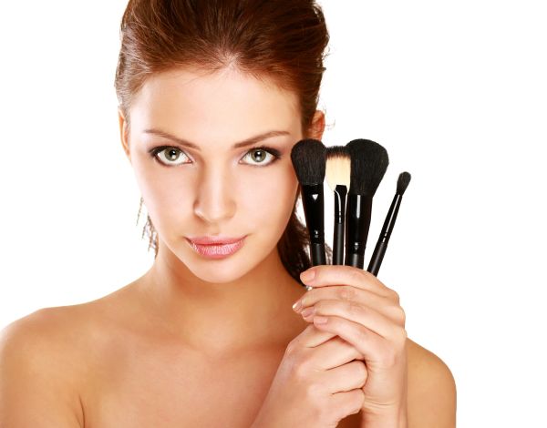 Woman With Makeup Brushes- ISA Professional