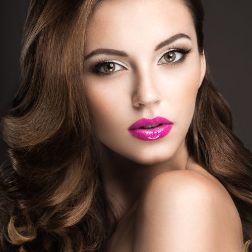 Woman With Purple Lipstick | ISA Professional