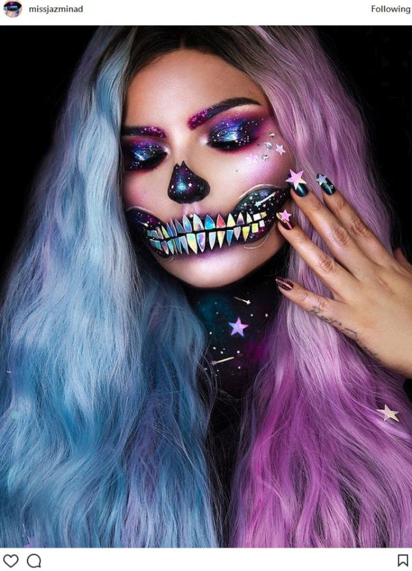 Halloween Fashion Skull Makeup