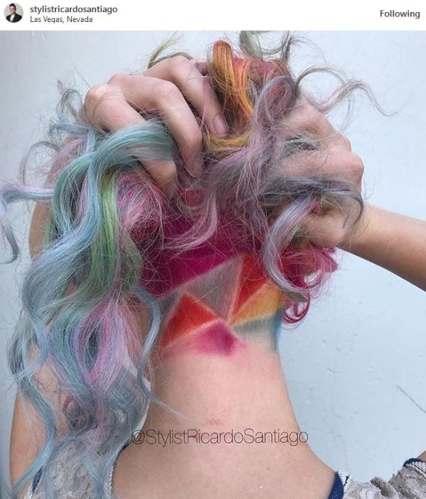 Colorful Undercut