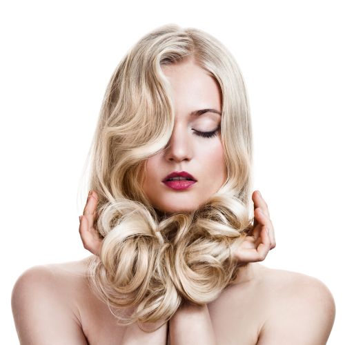 Gorgeous Curly Blonde Hair ISA Professional
