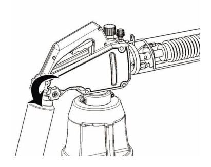 VectorFog BY100 attaching gas canister