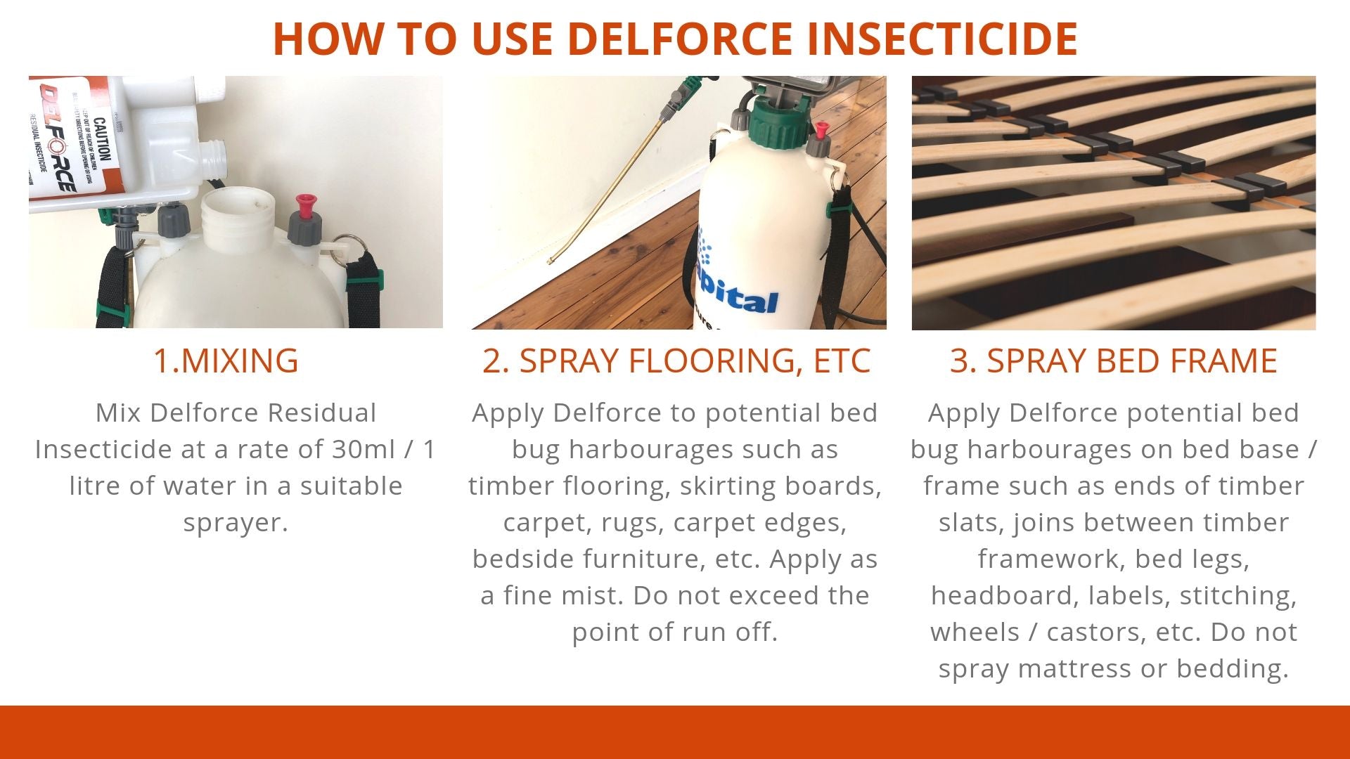 How to use Delforce Insecticide for Bed Bugs