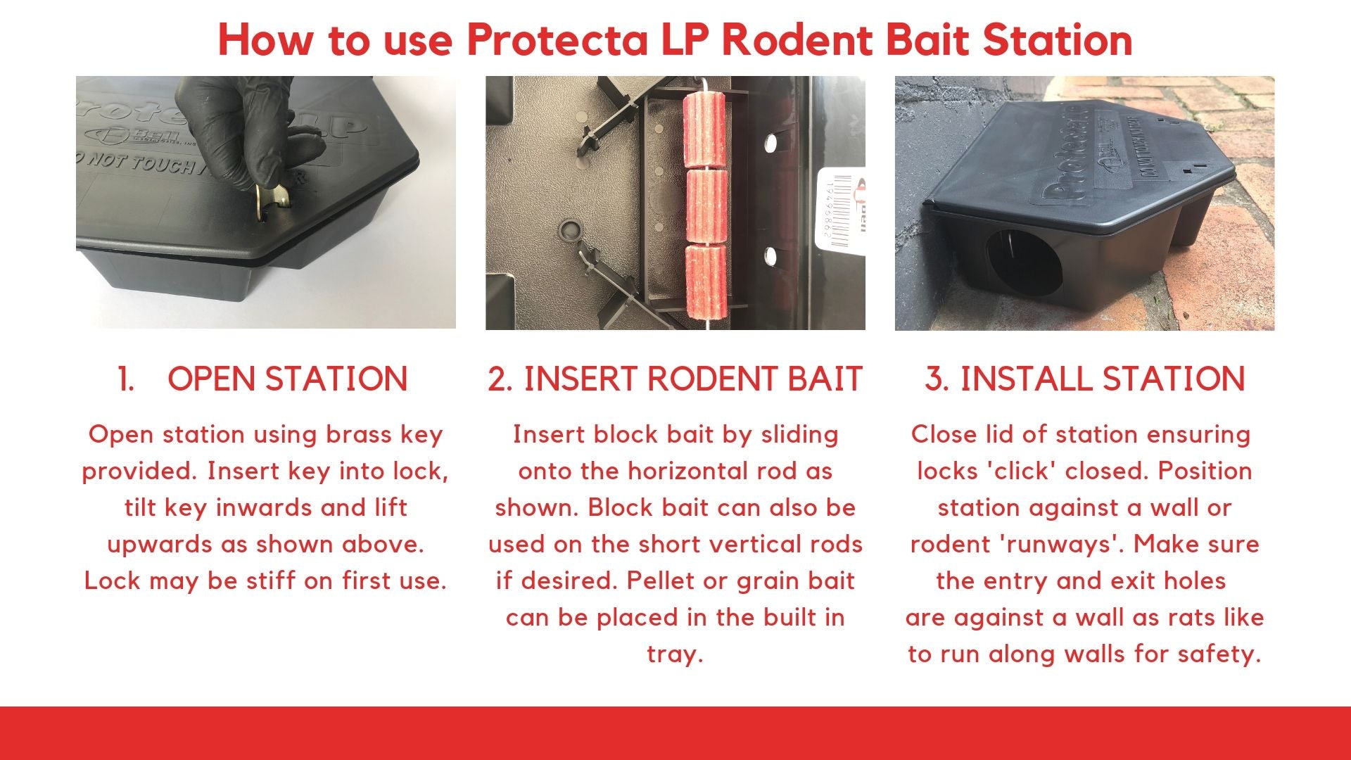 Protecta LP Bait Station Instructions