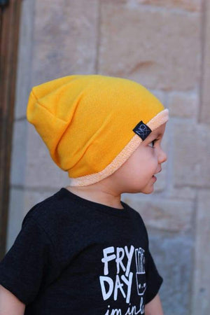 yellow newborn hat