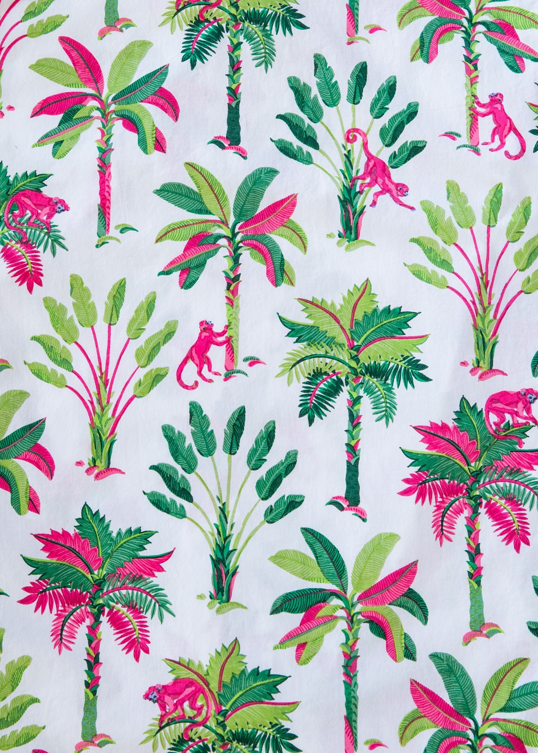 Royal Palms Long Sleep Set - Pink Basil