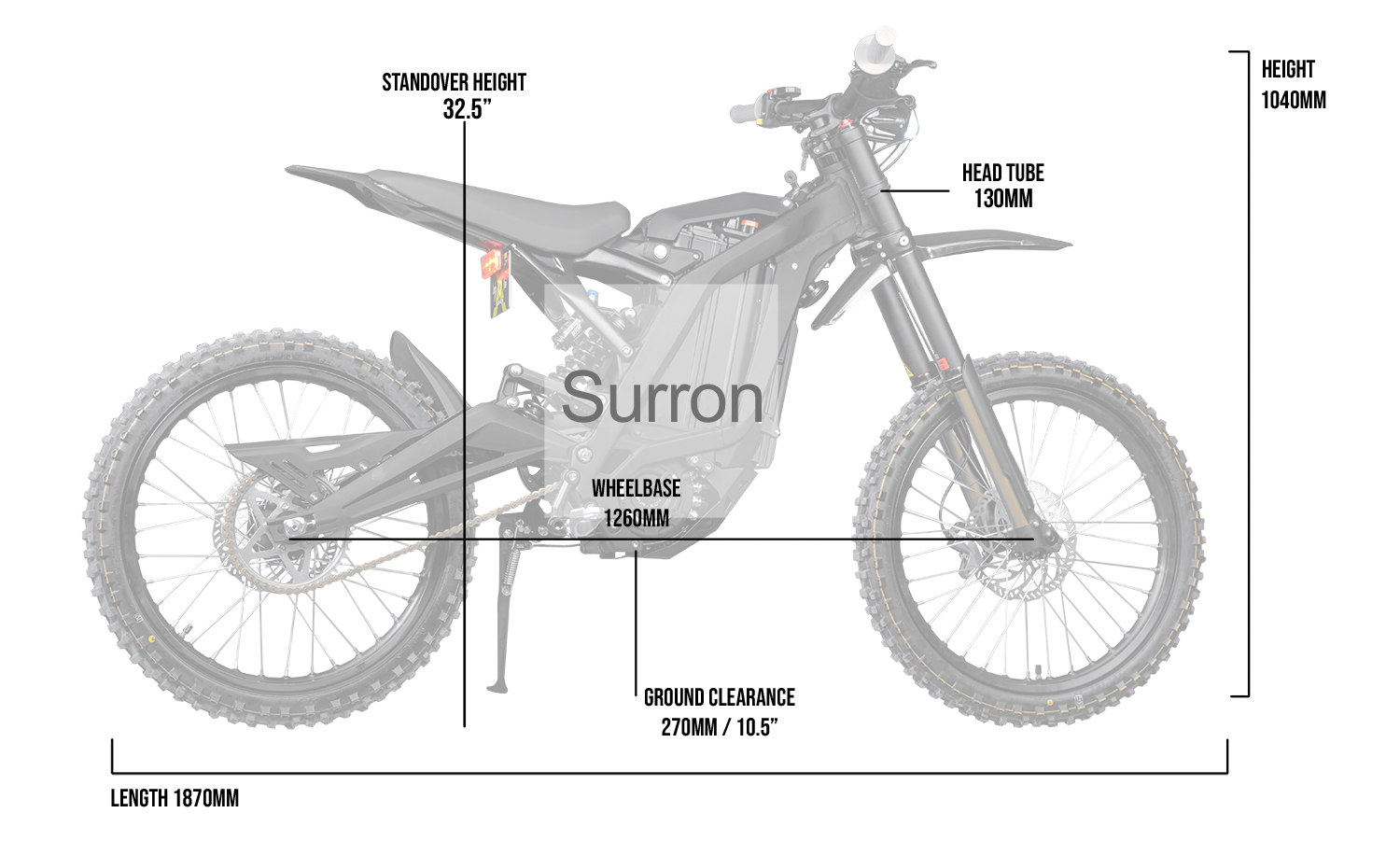 Surron X Dirtbike Size