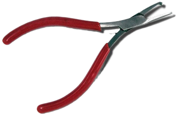 Stainless Steel Fishing Pliers Red Sea Fishing Scissors Braid Swivel Split  Ring(red+black)(1pcs) 