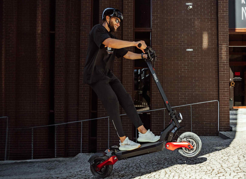 Varla electric scooter with seat