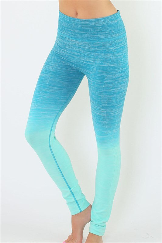 ombre yoga leggings