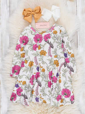 Daffodil Doodles Swing Dress - R&R Palmetto Sales LLC