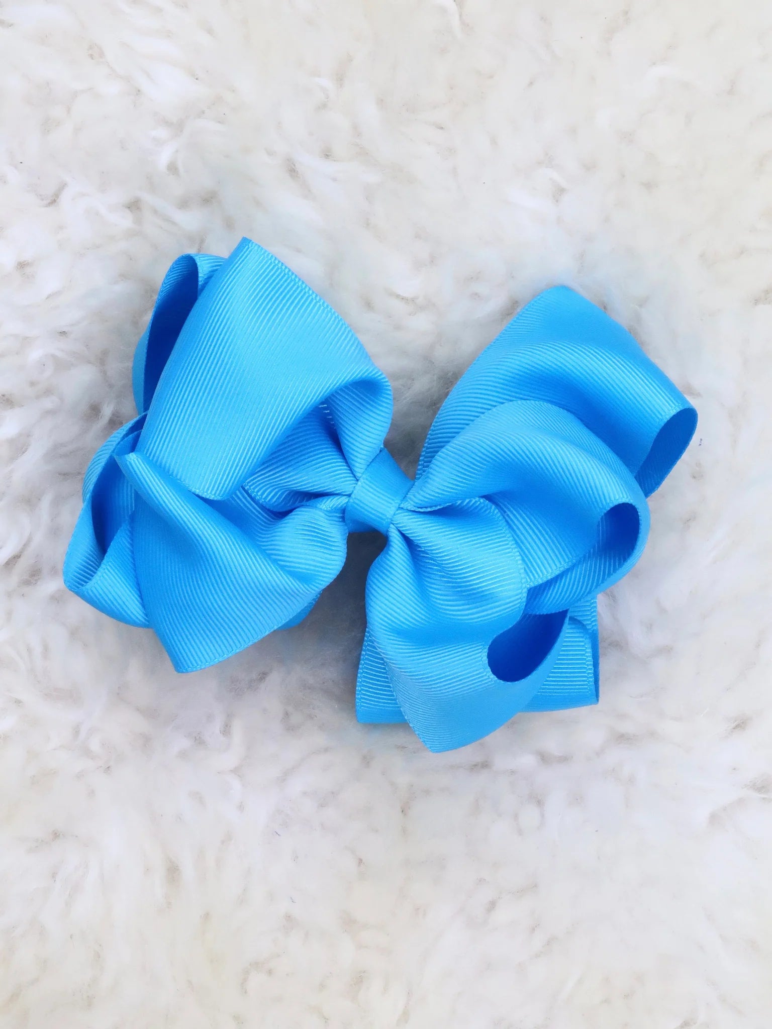 5 Inch Double Layer Bow - #62: Island Blue
