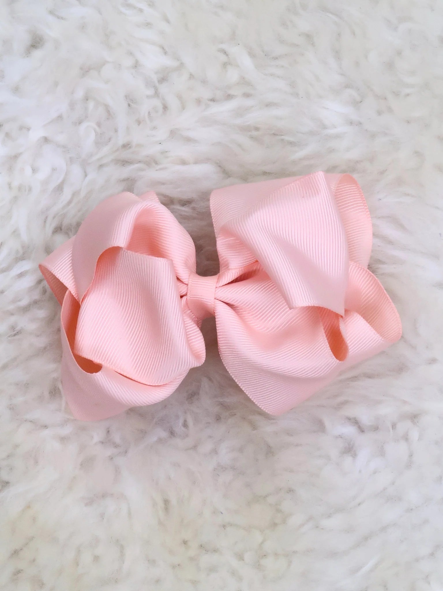 5 Inch Double Layer Bow - #56: Peach