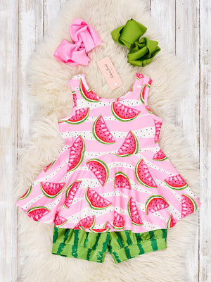 Watermelon Tank and Shorts Outfit - R&R Palmetto Sales LLC