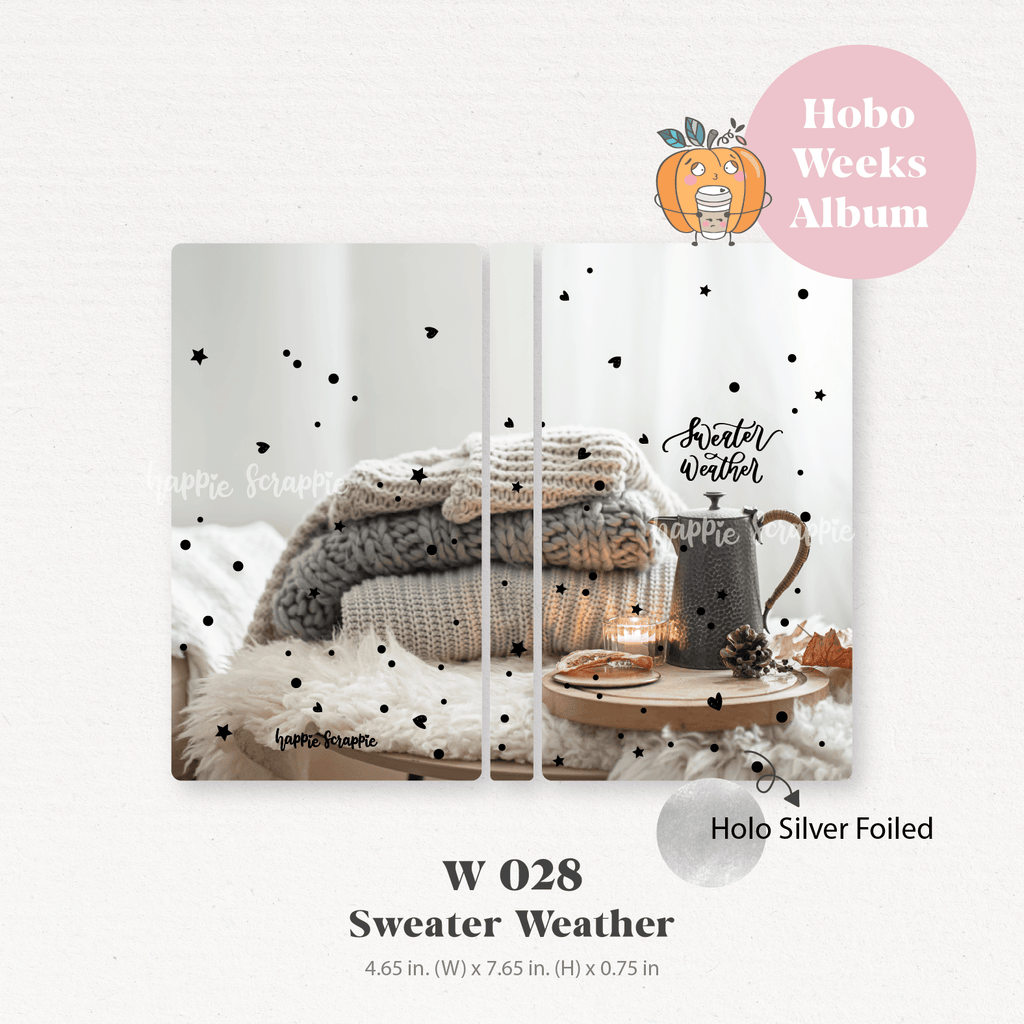 Sticker Album : Hobo Weeks Albums // W028 - Sweater Weather