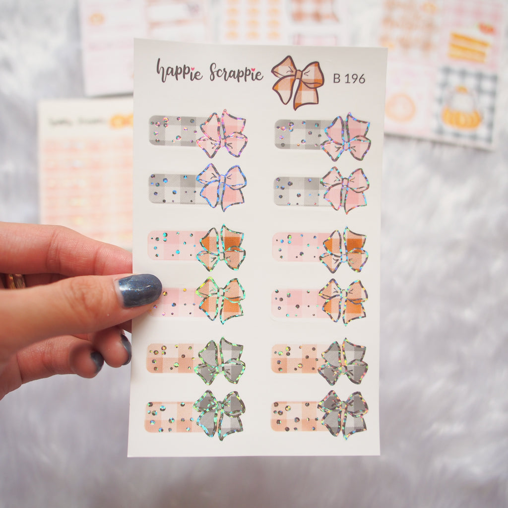 Planner Stickers : Warm & Fuzzy // Foiled Elements 1 (B323