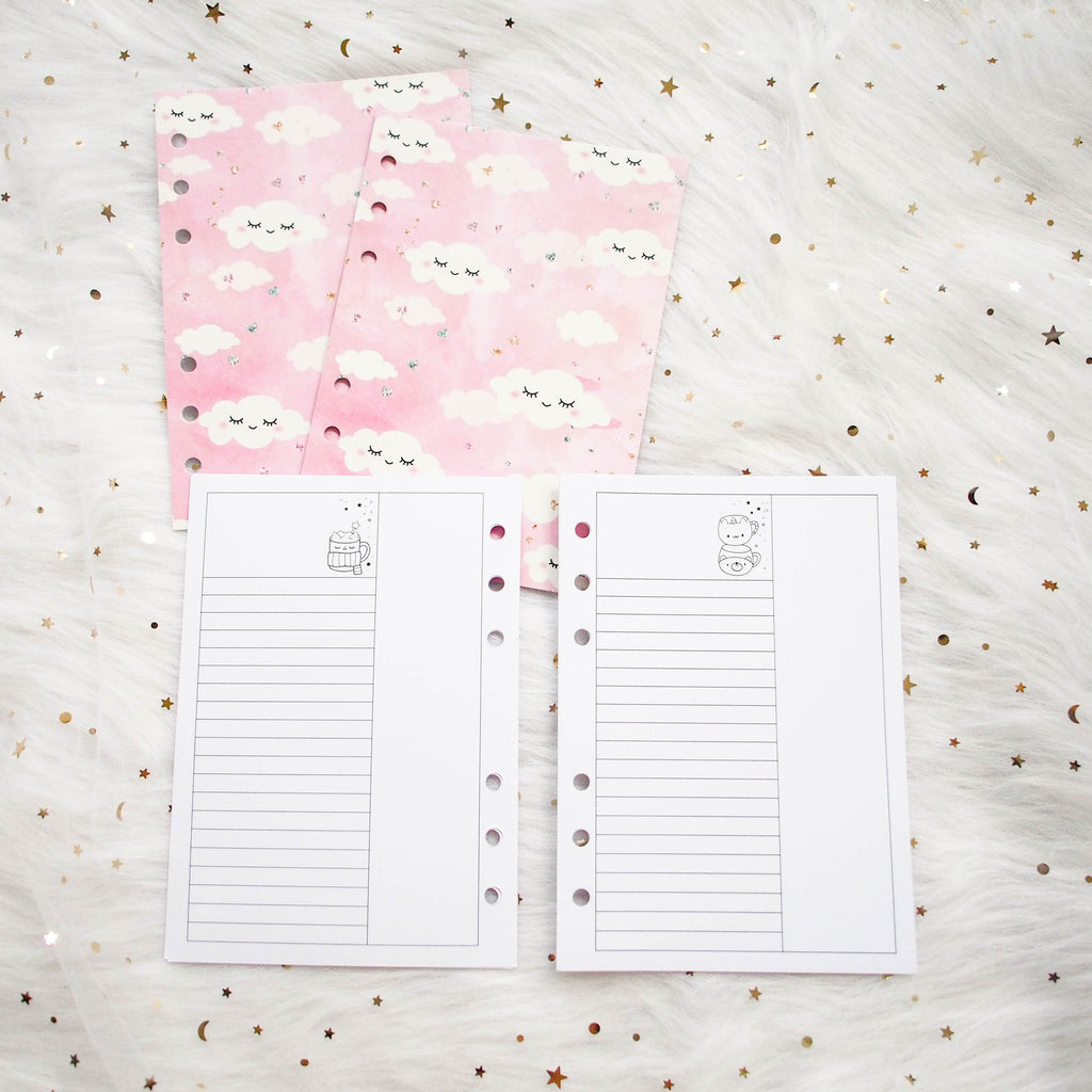 A6 (Rings) Planner Inserts - Hello Bowtiful // Vertical Weekly