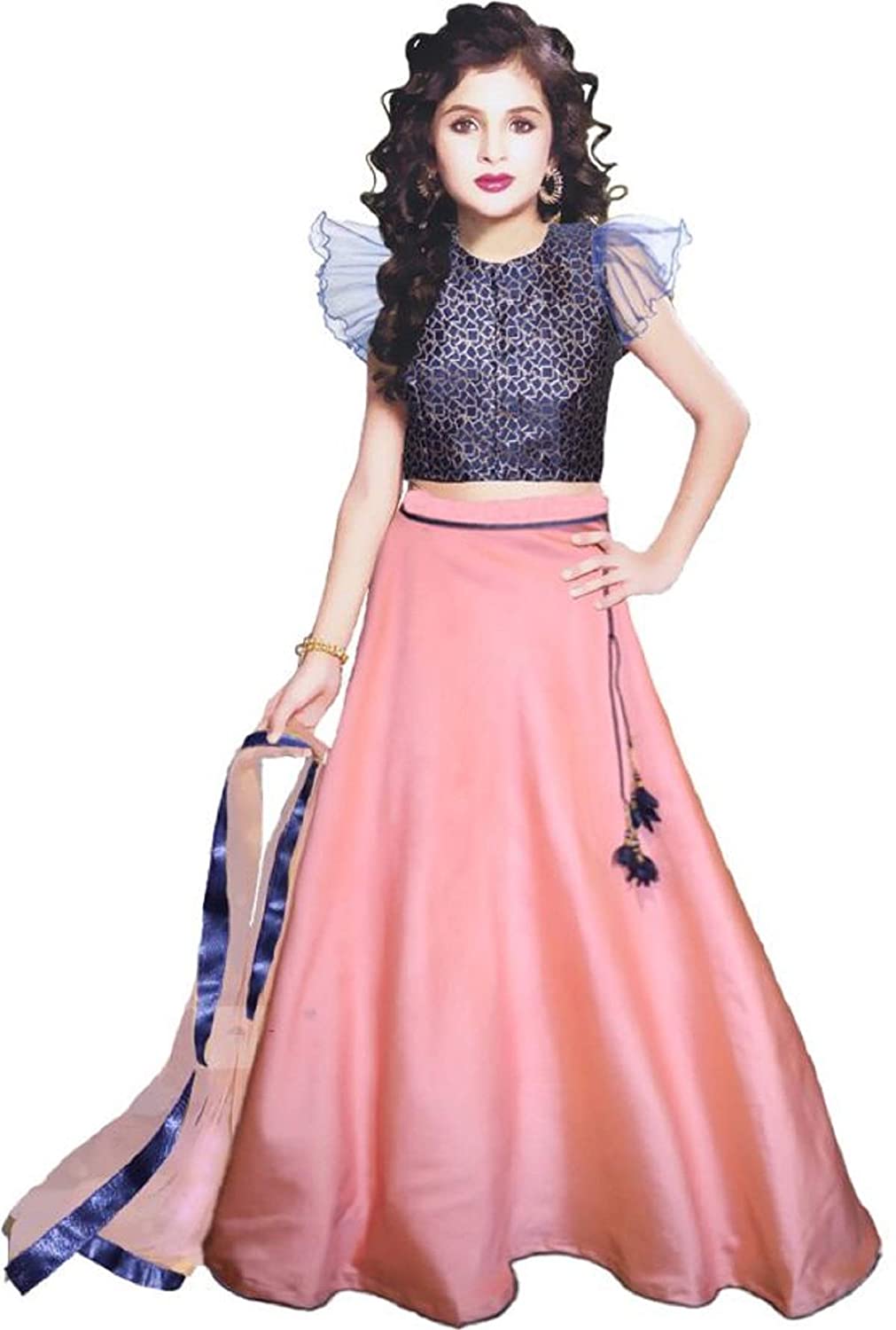 Latest Trendy Pattern Kids Lehenga Design With Stitching ...