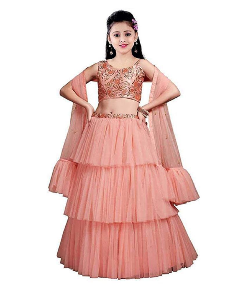 Latest Trendy Pattern Kids Lehenga Design With Stitching ...