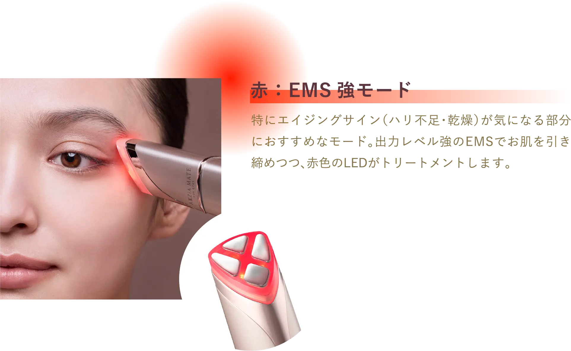 赤：EMS強モード