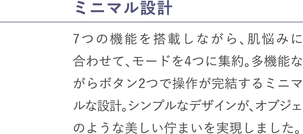 ミニマル設計​​