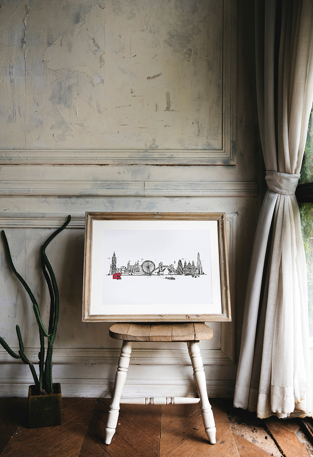 London Skyline Art Print by Natalie Ryan Design