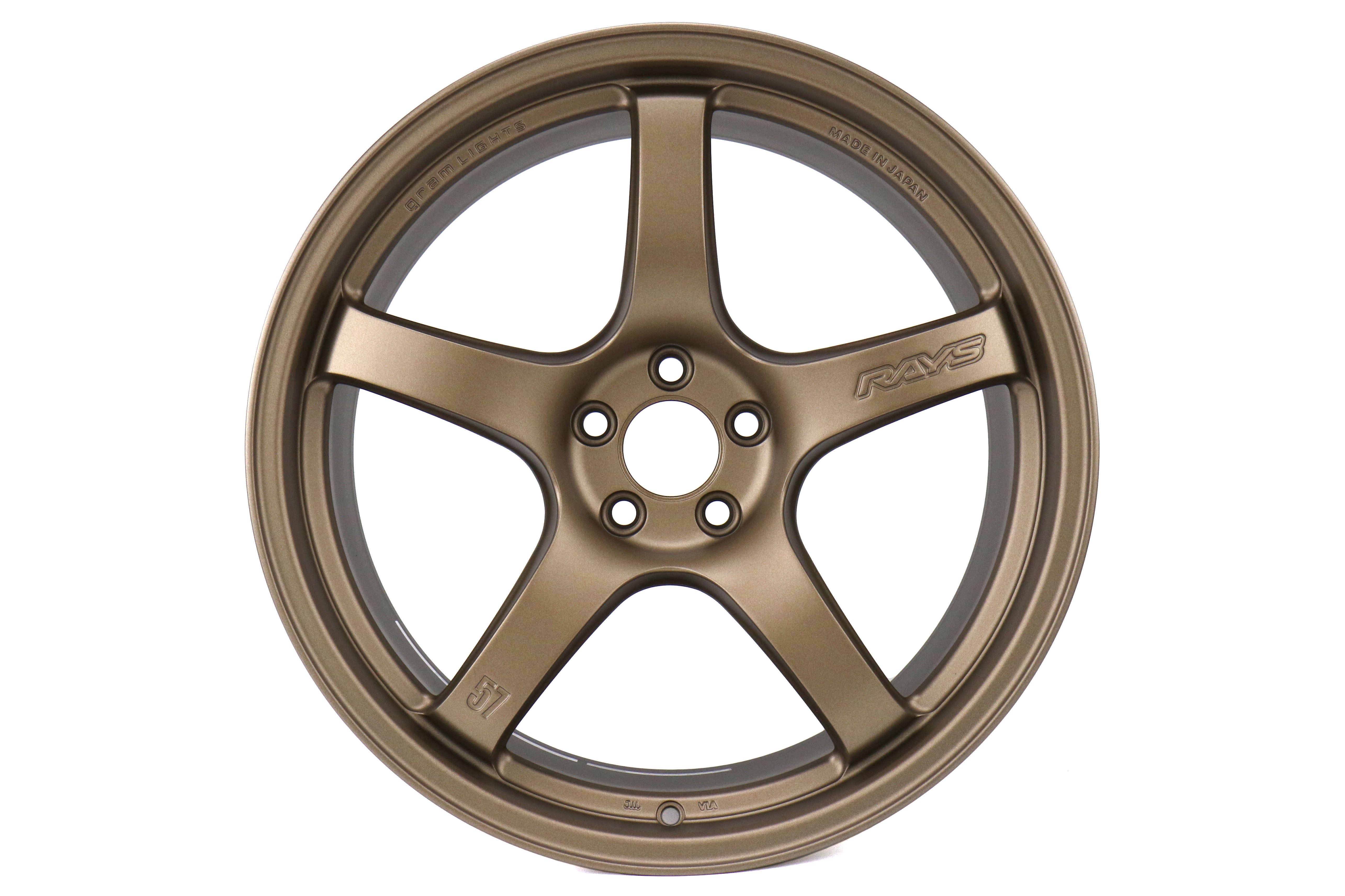 Rays Gram Lights 57CR Bronze 18x9.5 +38 5x100 (Single Wheel) - 2013-2023  Subaru BRZ / Scion FR-S / Toyota GR86 / 2014-2018 Subaru Forester
