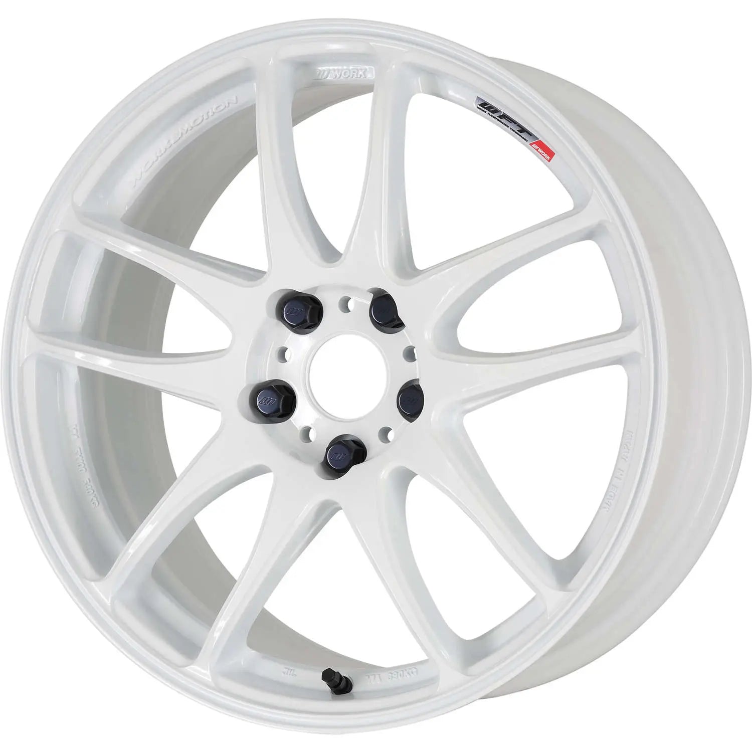 Work Wheels Emotion CR Kiwami Deep Concave White 18x9.5 +38 5x100 (Sold As  Pair) - 2013-2024 Subaru BRZ / Scion FR-S / Toyota GR86 / 2014-2018 Subaru  Forester | FT Speed