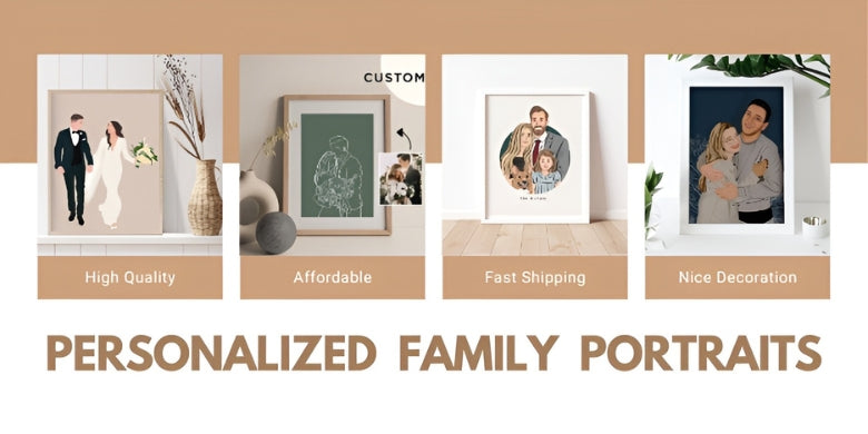 personalized family portrait