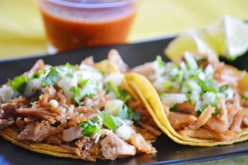 Taco of Carnitas (pork) – La casa de Lalo