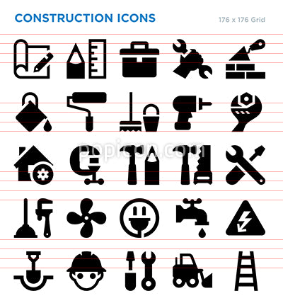 Construction Vector Icon Set - Popicon
