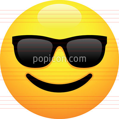 Face With Sunglasses Emoji - Popicon