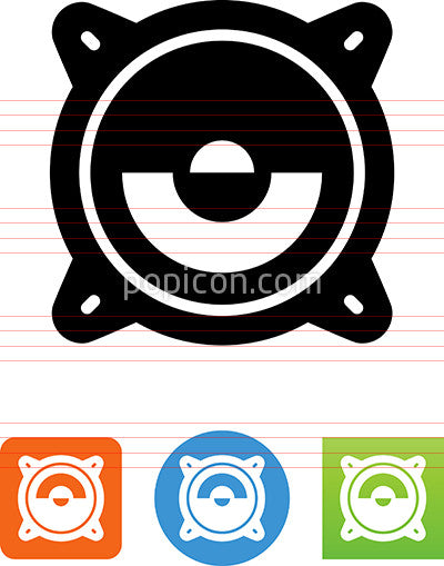 Stereo Speaker Icon Popicon